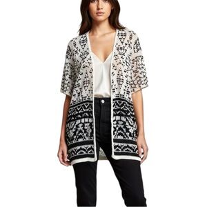 BETHANY MOTA Oversized Open Front Cardigan